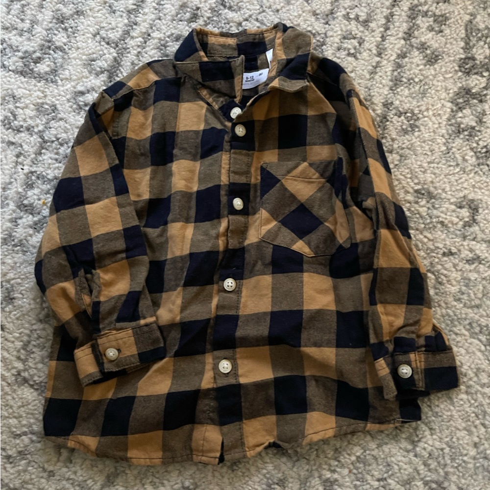 ZARA TODDLER BUTTON DOWN FLANNEL